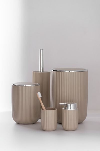 Produktbild: WC-Garnitur Mod. Agropoli Beige, aus Kunststoff
