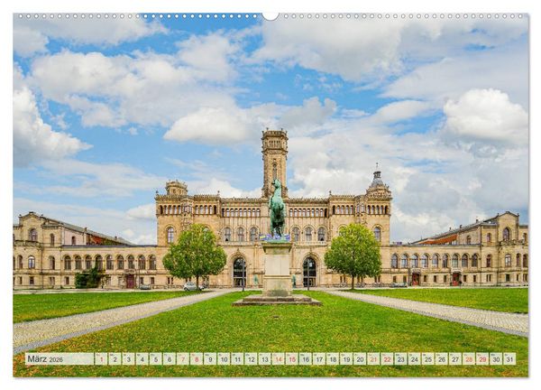 Produktbild: Hannover Stadtansichten (hochwertiger Premium Wandkalender 2026 DIN A2 quer), Kunstdruck in Hochglanz