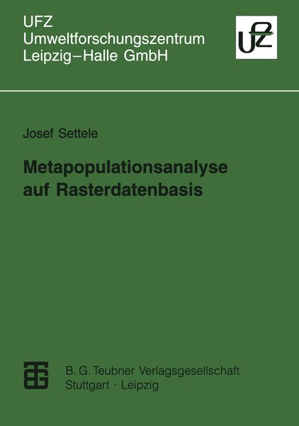 Produktbild: Metapopulationsanalyse auf Rasterdatenbasis