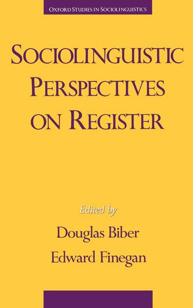 Produktbild: Sociolinguistic Perspectives on Register