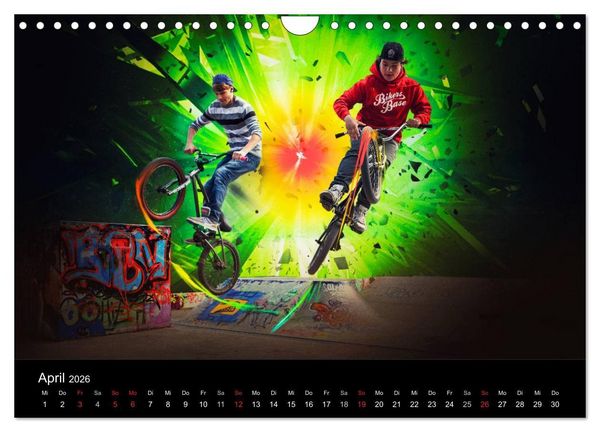 Produktbild: BMX My Life (Wandkalender 2026 DIN A4 quer), CALVENDO Monatskalender