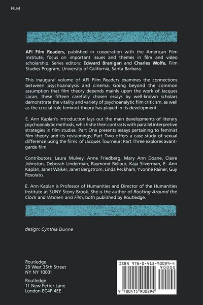 Produktbild: Psychoanalysis and Cinema