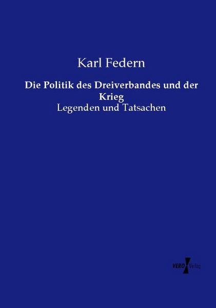Produktbild: Die Politik des Dreiverbandes und der Krieg