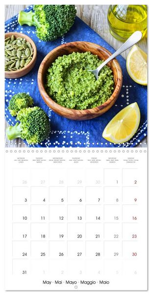 Produktbild: Zero Waste Pesto - From Scraps to Color &ndash; Vibrant Kitchen Magic (Wall Calendar 2027 12 &times; 12 Inch) CALVENDO 12 Month Wall Calendar
