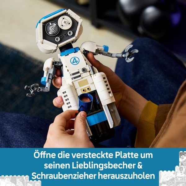 Produktbild: LEGO ǀ Marvel 76339 The Fantastic Four H.E.R.B.I.E., Bauset zum Spielen und Sammeln