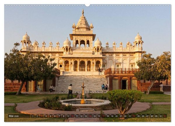 Produktbild: INDIEN - bunt und geheimnisvoll (Wandkalender 2026 DIN A2 quer), CALVENDO Monatskalender