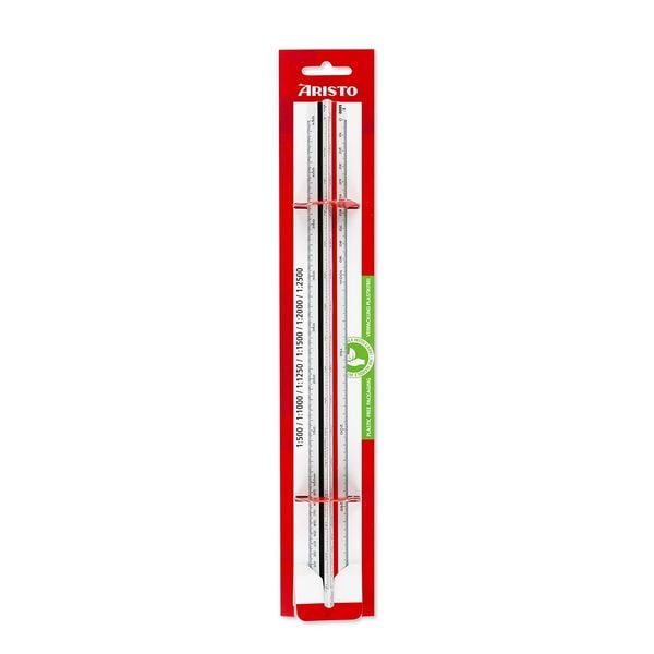Produktbild: ARISTO College Dreikantma&szlig;stab (C) 1:500 :1000:1250:1500:2000:2500Ecoblister