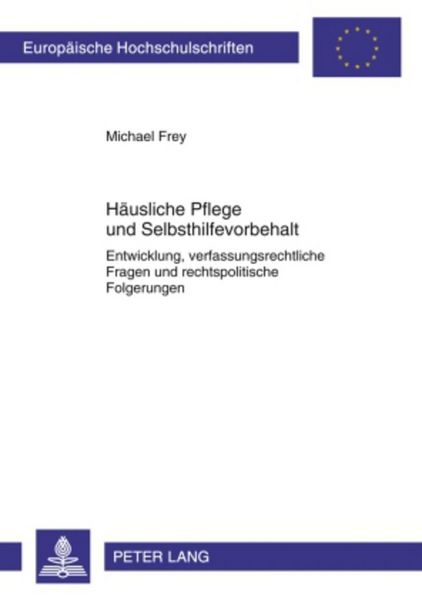 Produktbild: Haeusliche Pflege und Selbsthilfevorbehalt