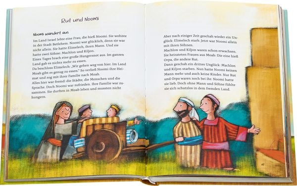 Produktbild: Die gro&szlig;e Kinderbibel f&uuml;r alle. Die bekanntesten Geschichten aus der Bibel f&uuml;r Kinder erz&auml;hlt. Originell & farbenfroh illustriert. Ab 6 Jahren oder zum Vorlesen in der Familie, Kita & Grundschule