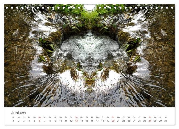 Produktbild: Spiegelwelten - Natur anders sehen (Wandkalender 2027 DIN A4 quer), CALVENDO Monatskalender