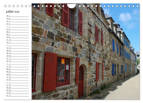Produktbild: Bretagne Finist&egrave;re balade estivale &agrave; Camaret-sur-Mer (Calendrier mural 2026 DIN A4 vertical), CALVENDO calendrier mensuel