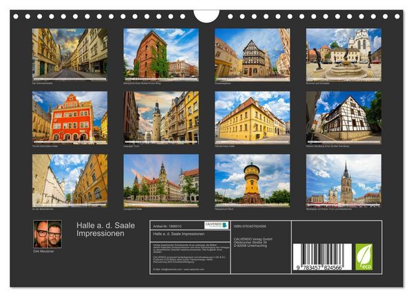 Produktbild: Halle a. d. Saale Impressionen (Wandkalender 2026 DIN A4 quer), CALVENDO Monatskalender
