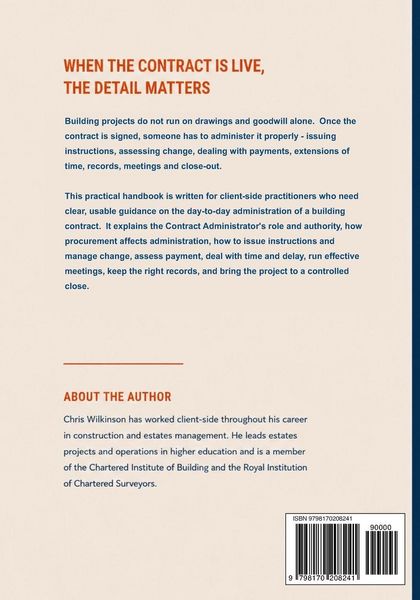 Produktbild: Building Contract Administration in Practice