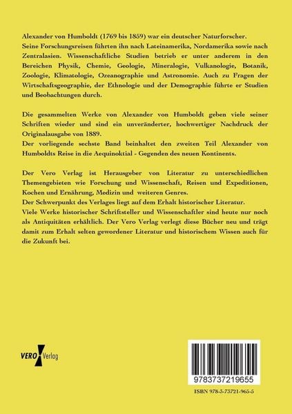 Produktbild: Gesammelte Werke von Alexander von Humboldt