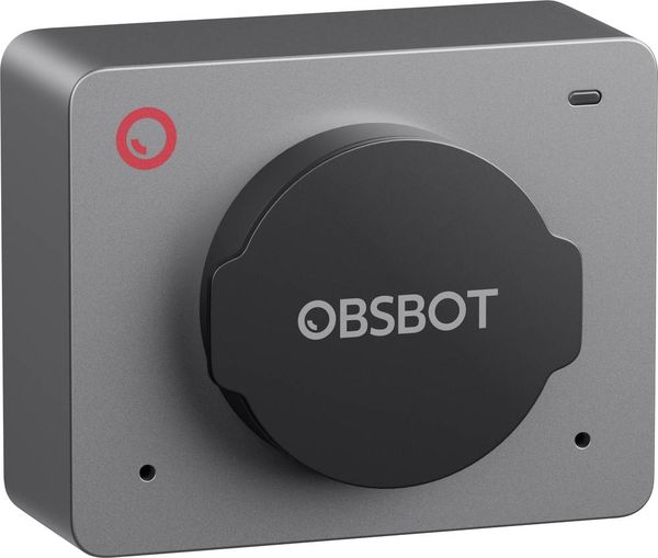 Produktbild: Obsbot MEET 2 4K-Webcam 3840 x 2160 Pixel Schnelles Auto-Tracking per AI, Magnet-Halterung, Gestensteuerung, Mikrofon