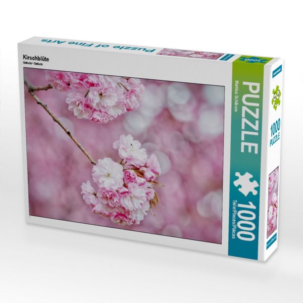 Produktbild: CALVENDO Puzzle Kirschbl&uuml;te | 1000 Teile Lege-Gr&ouml;&szlig;e 64x48cm Foto-Puzzle f&uuml;r gl&uuml;ckliche Stunden