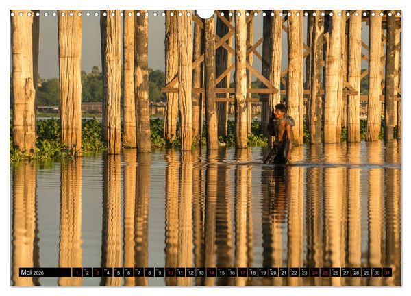 Produktbild: Myanmar - Burma (Wandkalender 2026 DIN A3 quer), CALVENDO Monatskalender
