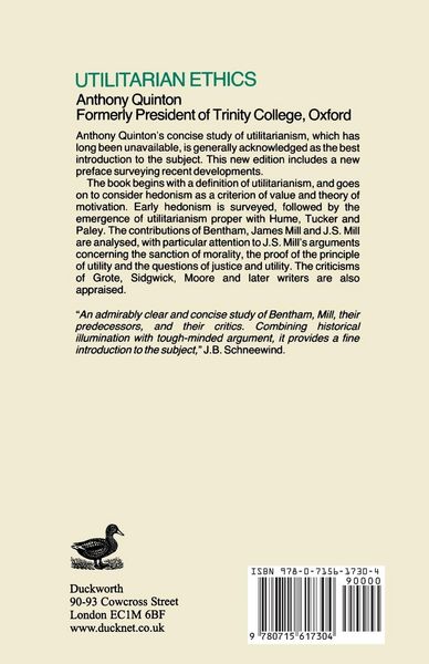 Produktbild: Utilitarian Ethics