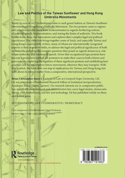 Produktbild: Law and Politics of the Taiwan Sunflower and Hong Kong Umbrella Movements