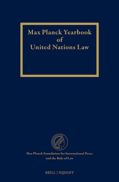 Produktbild: Max Planck Yearbook of United Nations Law