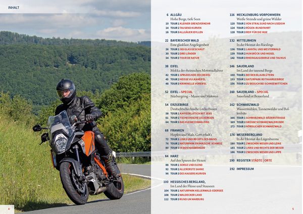 Produktbild: Motorrad Reisef&uuml;hrer Biker Weekends Deutschland