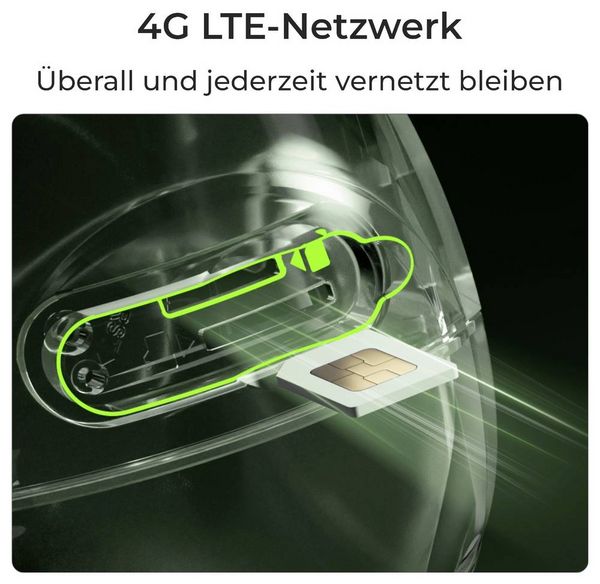 Produktbild: Reolink Go Series G450 with Solar Panel 2 GSM IP &Uuml;berwachungskamera 3840 x 2160 Pixel