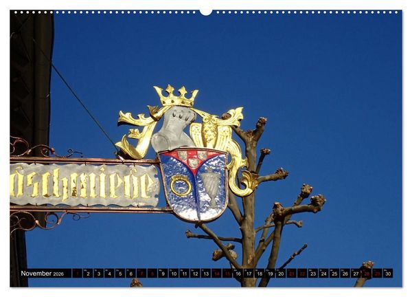 Produktbild: Sehenswertes Bensheim an der Bergstra&szlig;e (Wandkalender 2026 DIN A2 quer), CALVENDO Monatskalender