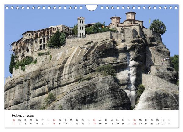 Produktbild: Kirchen und Kl&ouml;ster Griechenlands (Wandkalender 2026 DIN A4 quer), CALVENDO Monatskalender