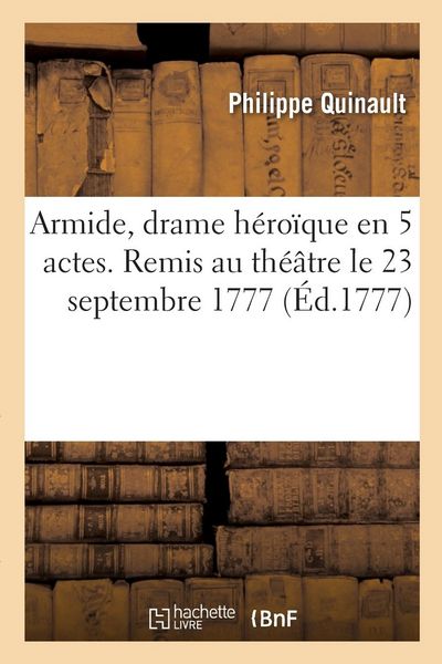 Produktbild: Armide, drame h&eacute;ro&iuml;que en 5 actes