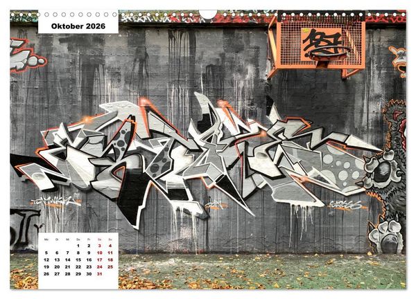 Produktbild: Hamburg Graffiti (Wandkalender 2026 DIN A3 quer), CALVENDO Monatskalender