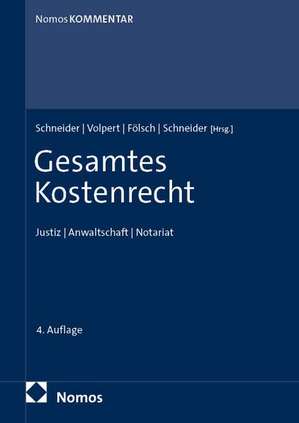 Produktbild: Gesamtes Kostenrecht
