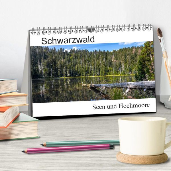 Produktbild: Schwarzwald, Seen und Hochmoore (Tischkalender 2026 DIN A5 quer), CALVENDO Monatskalender