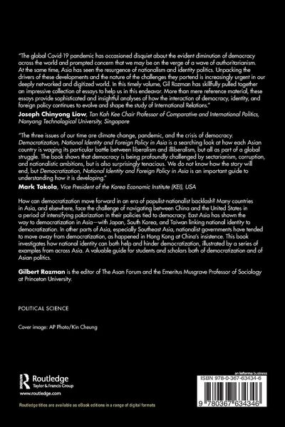 Produktbild: Democratization, National Identity and Foreign Policy in Asia