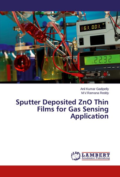 Produktbild: Sputter Deposited ZnO Thin Films for Gas Sensing Application