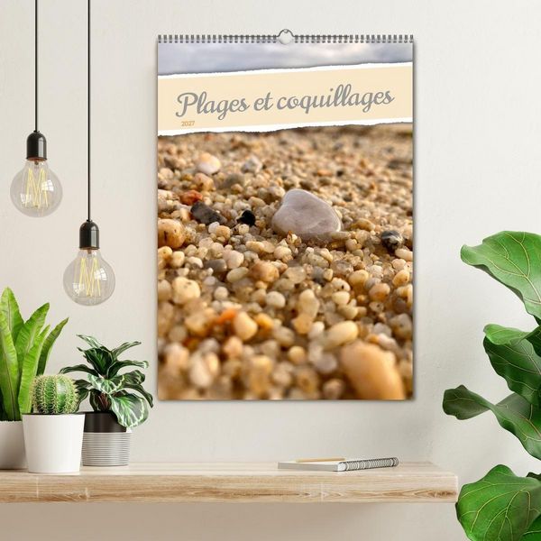 Produktbild: Plages et coquillages (Calendrier mural 2027 DIN A2 horizontal), CALVENDO calendrier mensuel