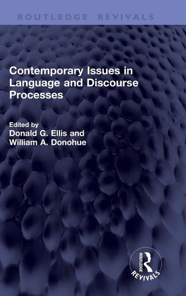 Produktbild: Contemporary Issues in Language and Discourse Processes