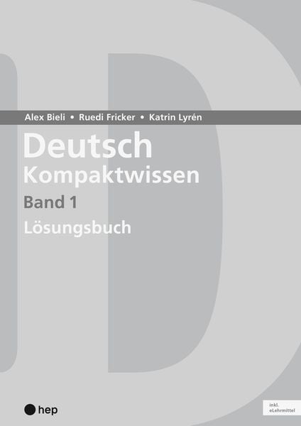 Produktbild: Deutsch Kompaktwissen. Band 1, Lösungen (Print inkl. digitaler Ausgabe)