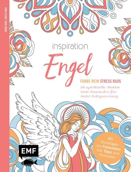Produktbild: Inspiration Engel – 50 spirituelle Motive zum Ausmalen für mehr Entspannung
