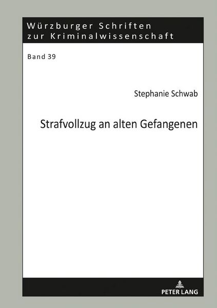 Produktbild: Strafvollzug an alten Gefangenen