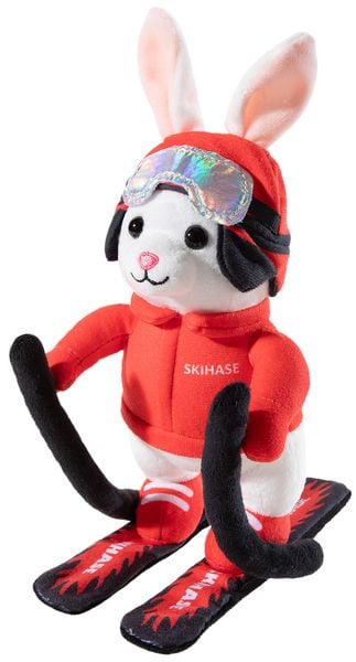 Heunec 326972 - CharakTier Skihaserl, Plüsch, 20 cm
