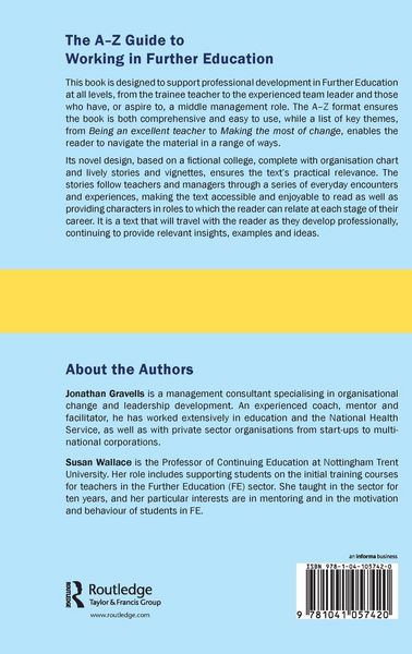 Produktbild: The A-Z Guide to Working in Further Education