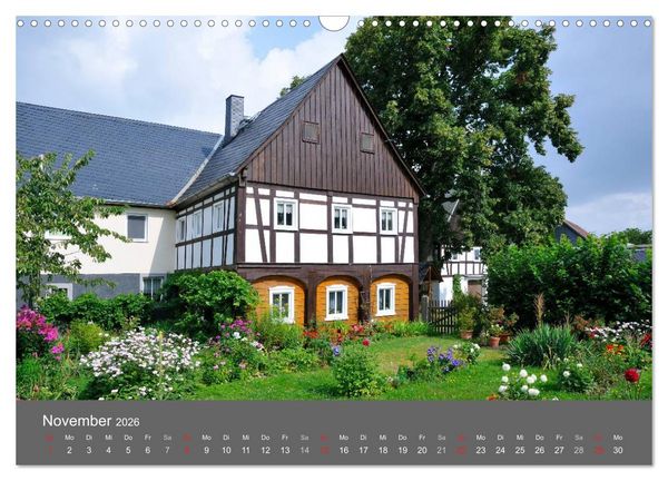 Produktbild: Umgebindeh&auml;user in der Oberlausitz (Wandkalender 2026 DIN A3 quer), CALVENDO Monatskalender