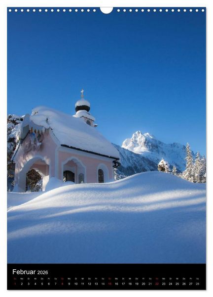 Produktbild: Bergblicke - Mittenwald (Wandkalender 2026 DIN A3 hoch), CALVENDO Monatskalender