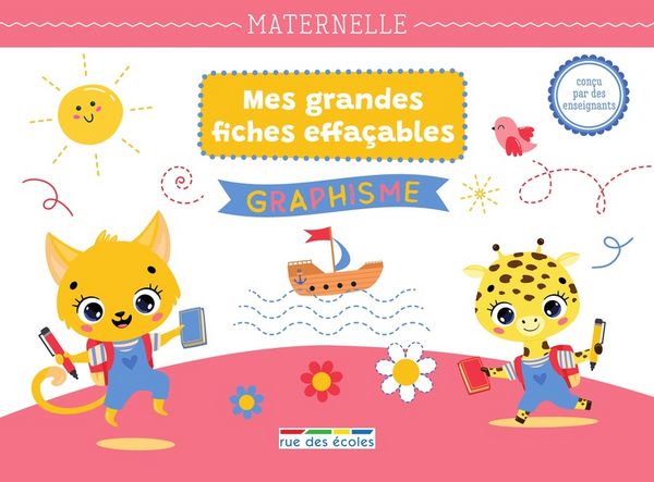Produktbild: Graphisme : mes grandes fiches effa&ccedil;ables : maternelle