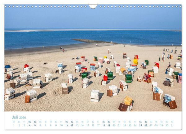Produktbild: Moin Borkum (Wandkalender 2026 DIN A3 quer), CALVENDO Monatskalender