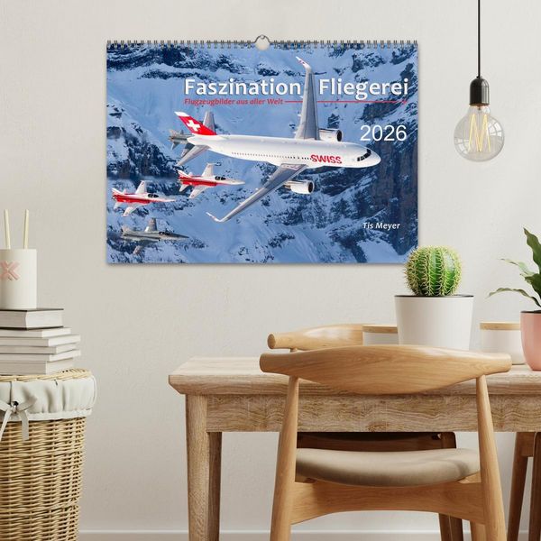 Produktbild: Faszination Fliegerei (Wandkalender 2026 DIN A3 quer), CALVENDO Monatskalender