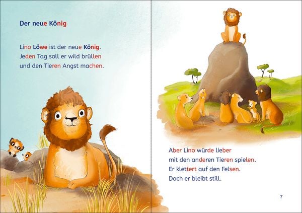 Produktbild: Lesel&ouml;wen 1. Klasse - Ein L&ouml;we findet Freunde