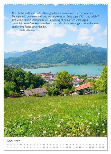 Produktbild: Christliche Natur-Poster (hochwertiger Premium Wandkalender 2027 DIN A2 hoch), Kunstdruck in Hochglanz