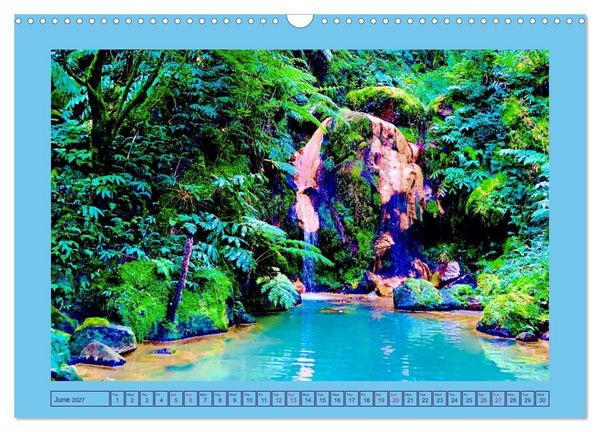 Produktbild: Wild Nature Azores &ndash; S&atilde;o Miguel (Wall Calendar 2027 DIN A3 landscape), CALVENDO 12 Month Wall Calendar