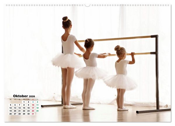 Produktbild: BALLETT - ein Hauch Magie (Wandkalender 2026 DIN A2 quer), CALVENDO Monatskalender